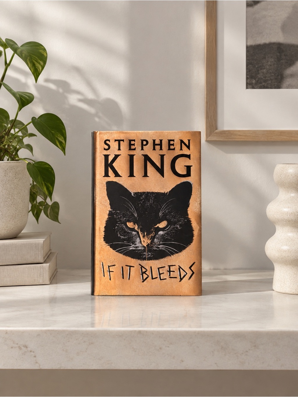 Stephen King 'If It Bleeds' Decorative Coffee Table Book - Orange